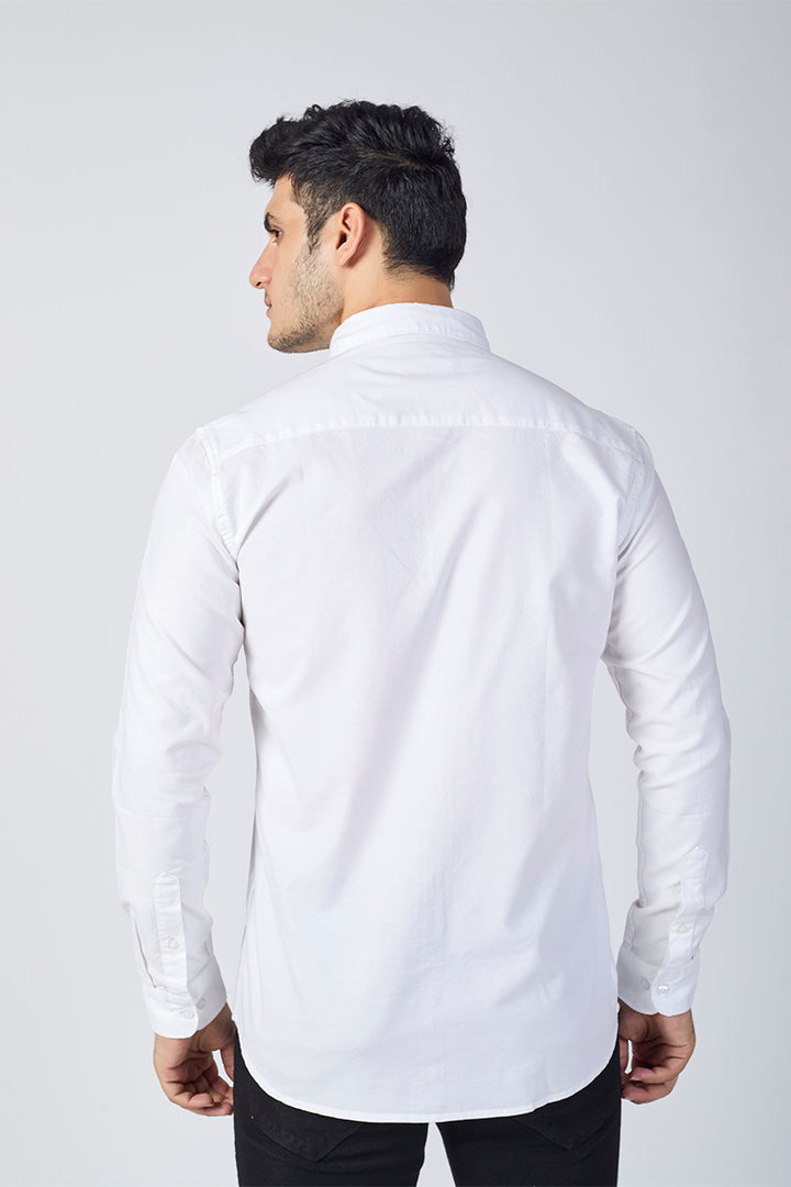 Core Lab Oxford Slim Fit Casual Shirt - White