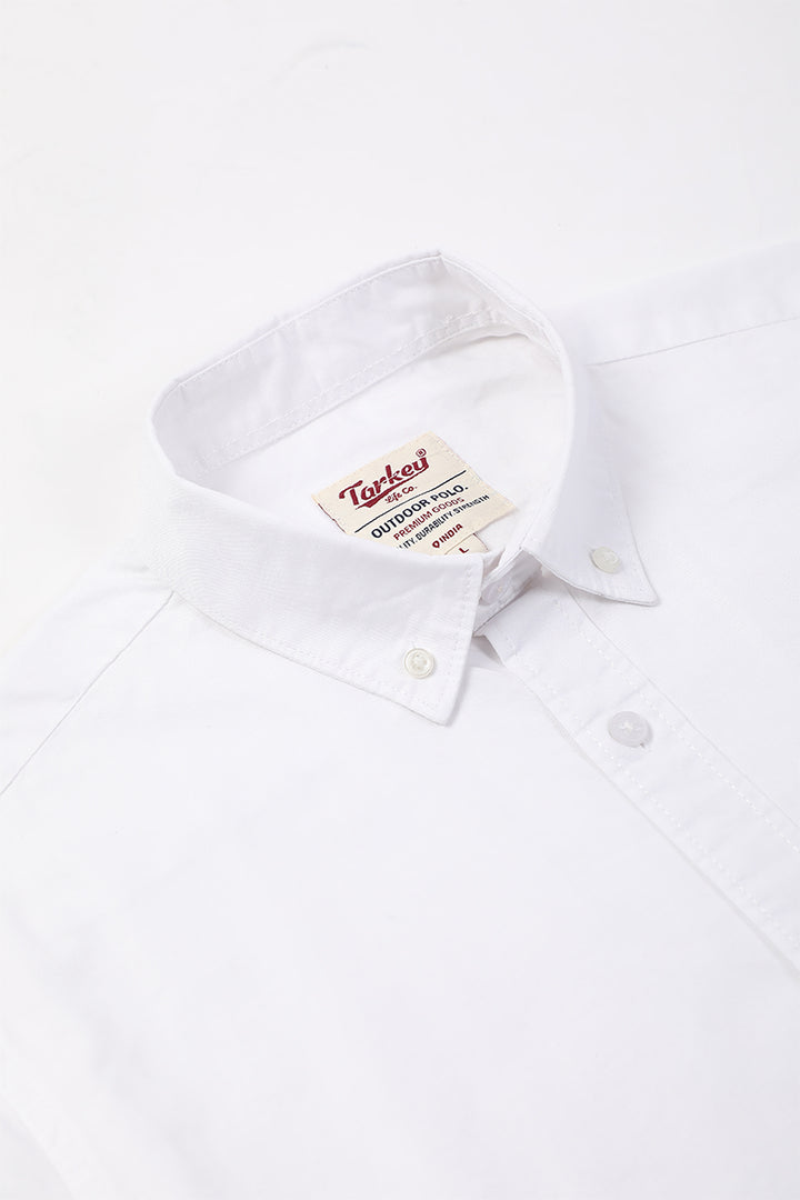 Core Lab Oxford Slim Fit Casual Shirt - White